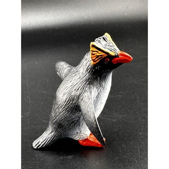 Safari Ltd Penguin Rockhopper Animal Zoo Figures Lot Of 3 Vtg 1990s Realistic - Picture 12 of 16